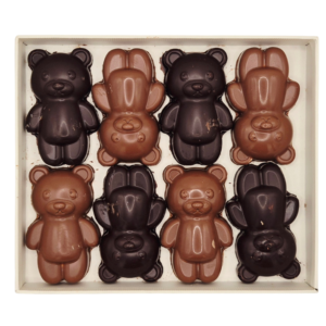 Oursons Guimauves Chocolats Noir et Lait