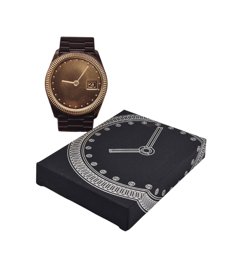 Montre en chocolat noir 70% – Image 3
