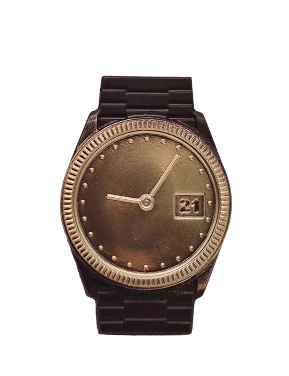 Montre en chocolat noir 70%