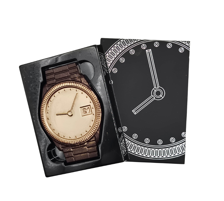 Montre en chocolat noir 70% – Image 2